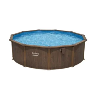 Bestway Hydrium Steel Wall Above Ground Pool Set Round 16' x 52"