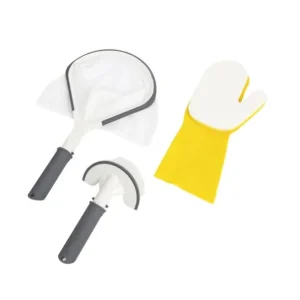 Bestway SaluSpa All in One 3 Piece Cleaning Tool Set for Spa