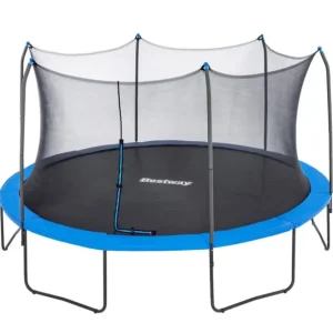 Bestway Xtreme Air 15 ft Outdoor Trampoline for Kids & Adults, No-Gap Enclosure, Foam-Padded Poles