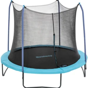 Bestway Xtreme Air 10 ft Outdoor Trampoline for Kids & Adults, No-Gap Enclosure, Foam-Padded Poles