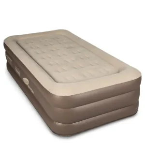 Coleman SupportRest 18" Twin Double-High Air Mattress with 120V Rechargeable Pump