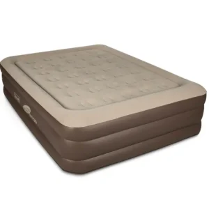 Coleman SupportRest 18" Queen Double-High Air Mattress with 120V Rechargeable Pump