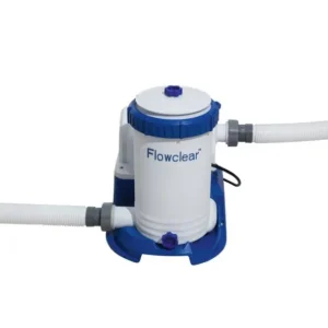 Flowclear 2,500 gal. Cartridge Filter Pump Replacement, White