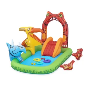 H2OGO! Jurassic Splash Kids Inflatable Water Play Center and Pool 7'11" x 55" x 54"