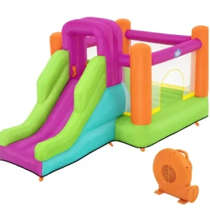 H2OGO!® Slide Flyer Kids Inflatable Mega Bouncer 6’, Ages 3+