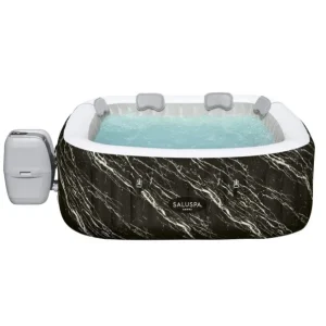 SaluSpa Hawaii EnergySense Smart Luxe AirJet Inflatable Hot Tub with LED Lights and App-Control 4-6 person