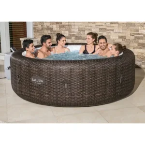 SaluSpa St. Moritz EnergySense Smart Signature AirJet Inflatable Hot Tub with App-Control 5-7 person